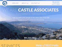 Tablet Screenshot of castleassociates.com